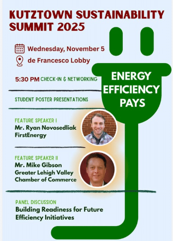 SEF exhibits at Kutztown University's Sustainability Summit 2025