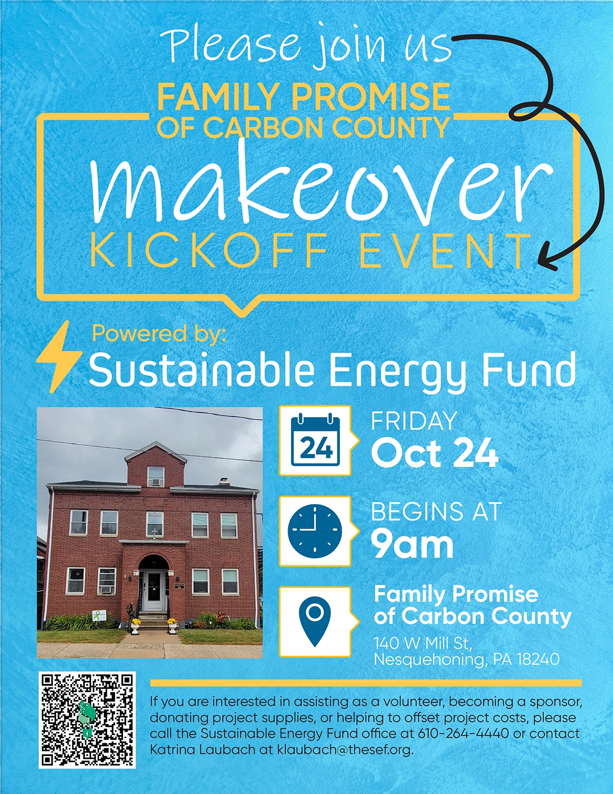 Family Promise of Carbon County Makeover Kickoff Invite