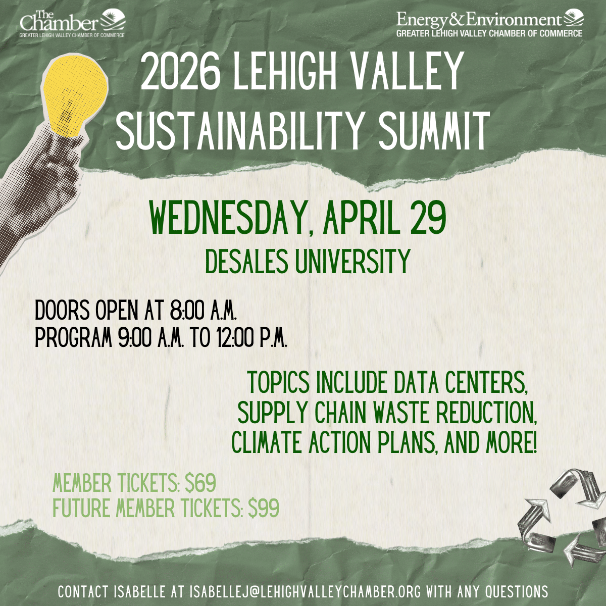 Attending the Lehigh Valley Sustainability Summit