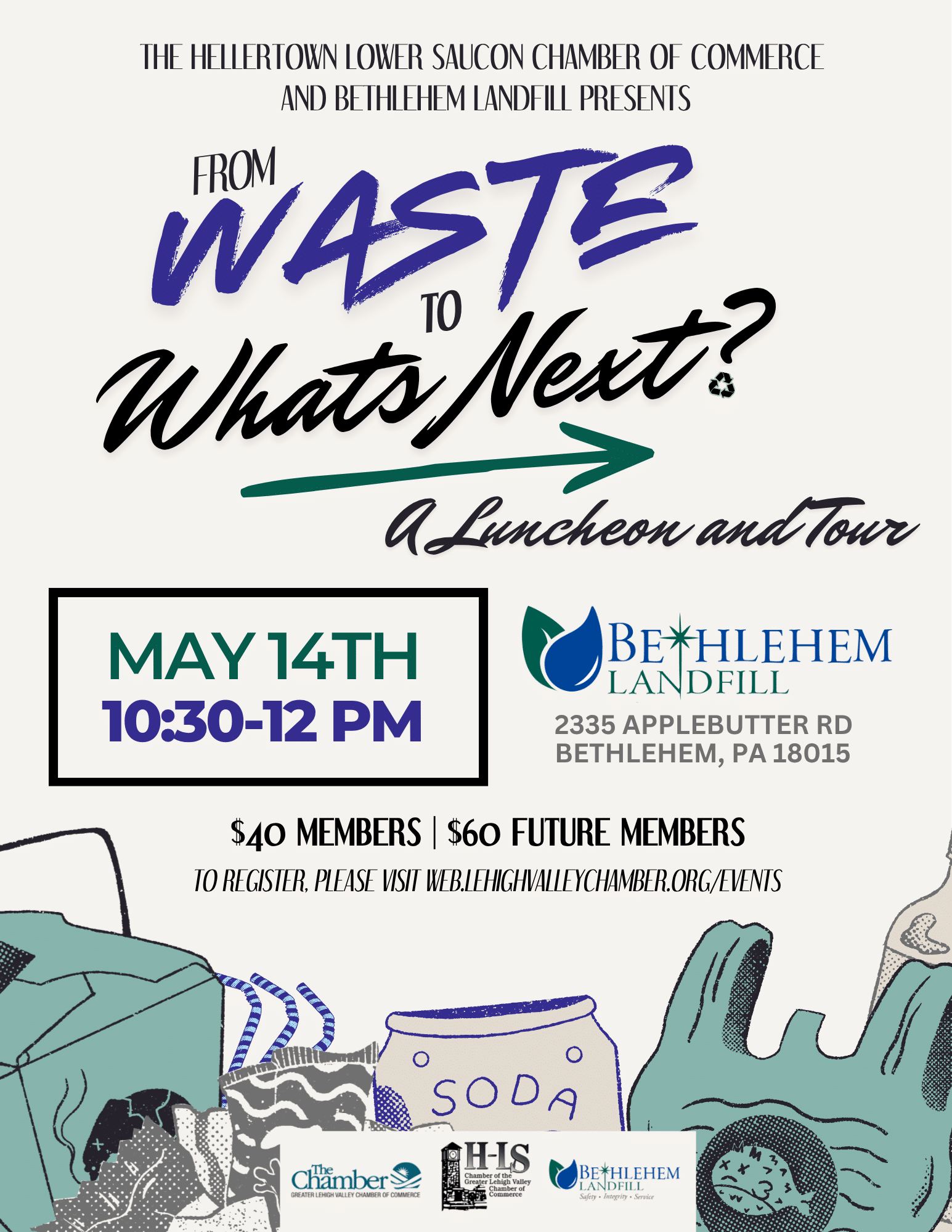 From Waste to What's Next: A Lunch and Tour at Bethlehem Landfill (HLSC)